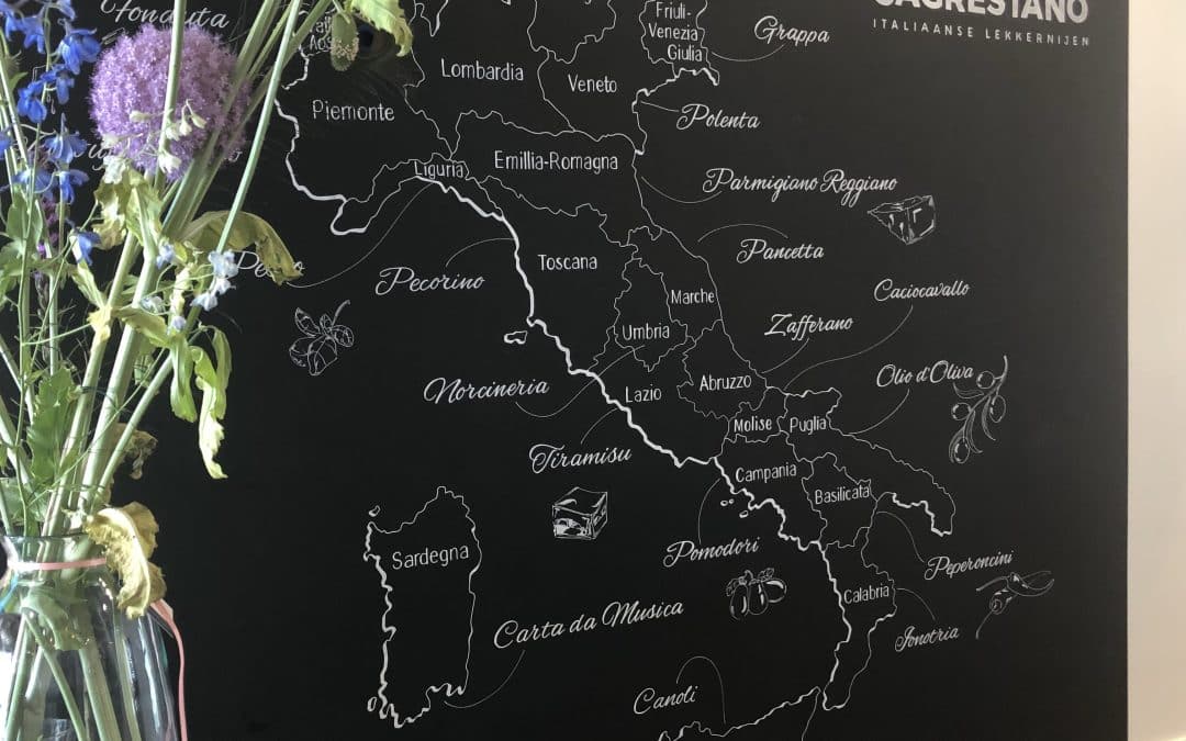 Kaart van Italië